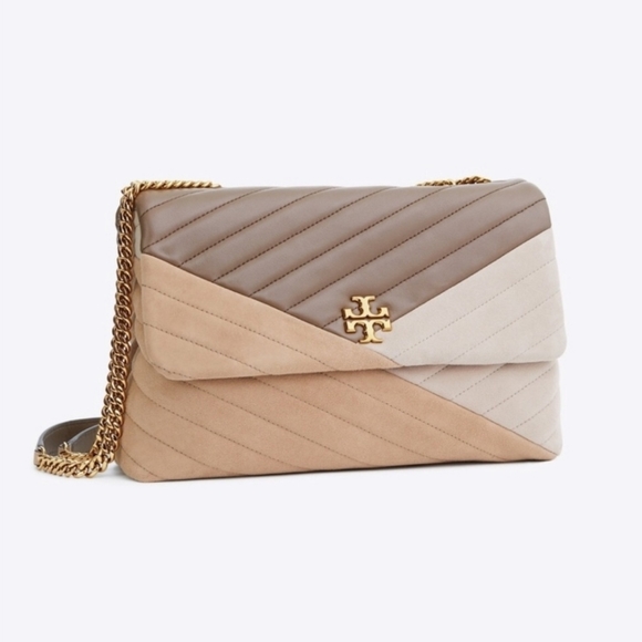 Tory Burch Handbags - NWT Tory Burch Kira Chevron Mixed-materials Flap Bag